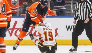 Tkachuk recalls security need in 2020’s Oilers-Flames Battle of Alberta