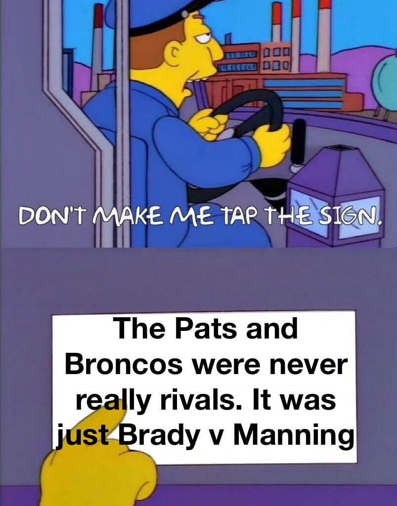 So many Broncos fans talking about some rekindled rivalry