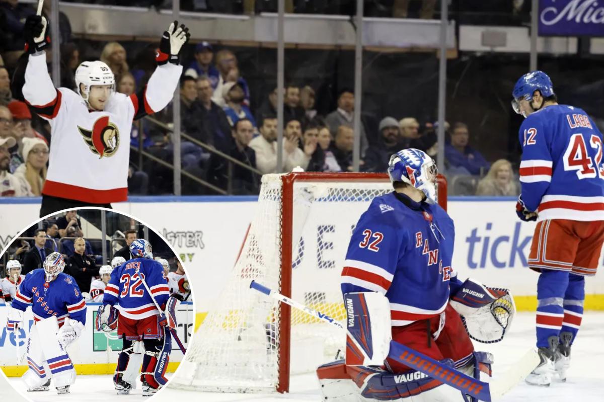 Rangers blitzed by Senators as season is spiraling out of control