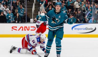 Rangers lose on road to Macklin Celebrini-led Sharks