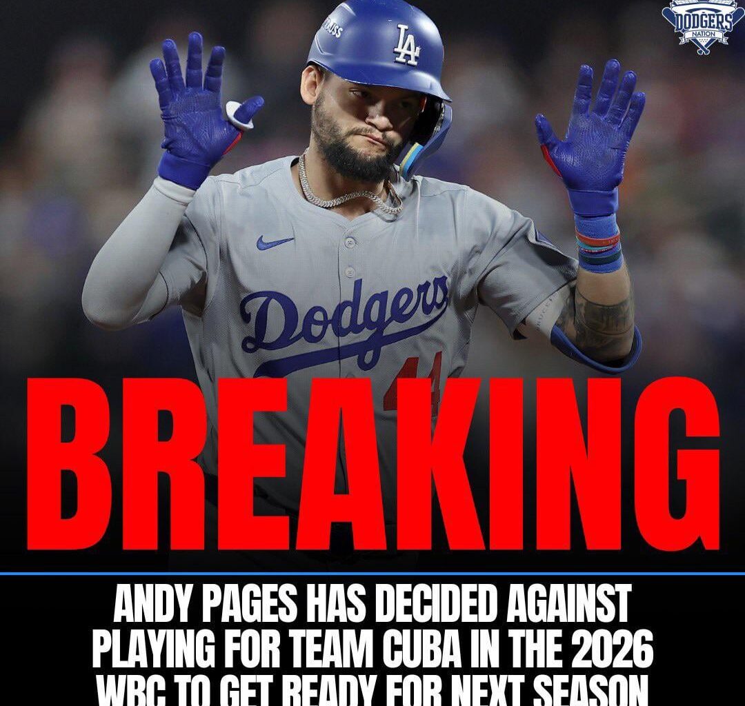 Andy Pages has decided to opt out of the WBC to instead prepare for the 2026 season