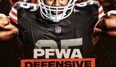 Myles Garrett named PFWA DPOY for 2025
