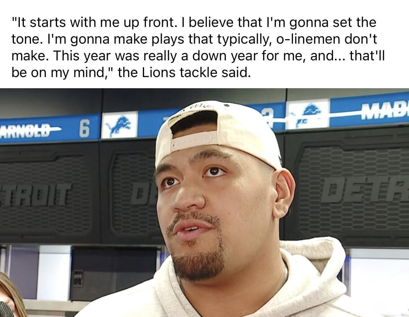 This man will always be a cornerstone of today’s Detroit Lions franchise.