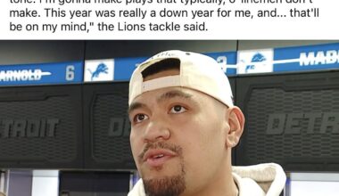 This man will always be a cornerstone of today’s Detroit Lions franchise.