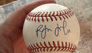 Unknown Signature on Baseball