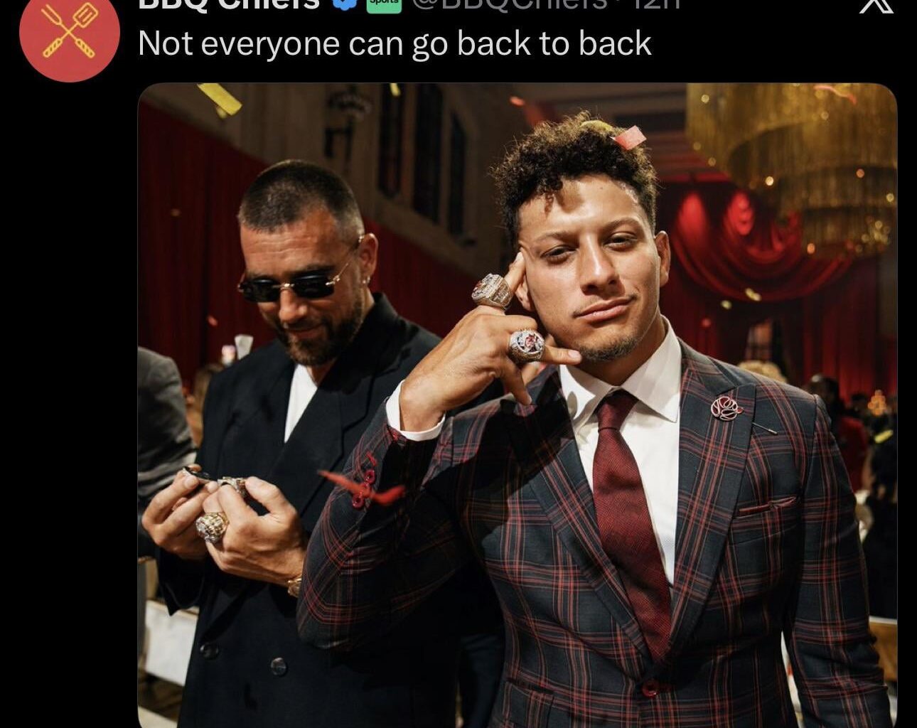 [BBQ Chiefs] Not everyone can go back to back