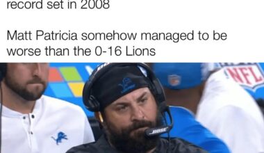 Not where we want to be but at least not this...