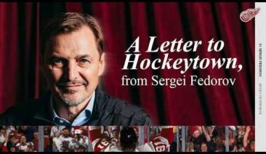 Hey Hockeytown: A Letter from Sergei Fedorov