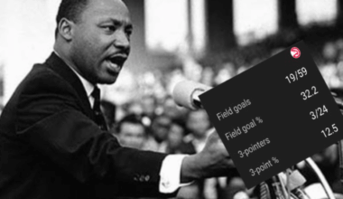 "I have a dream, but it wasn't this shit"