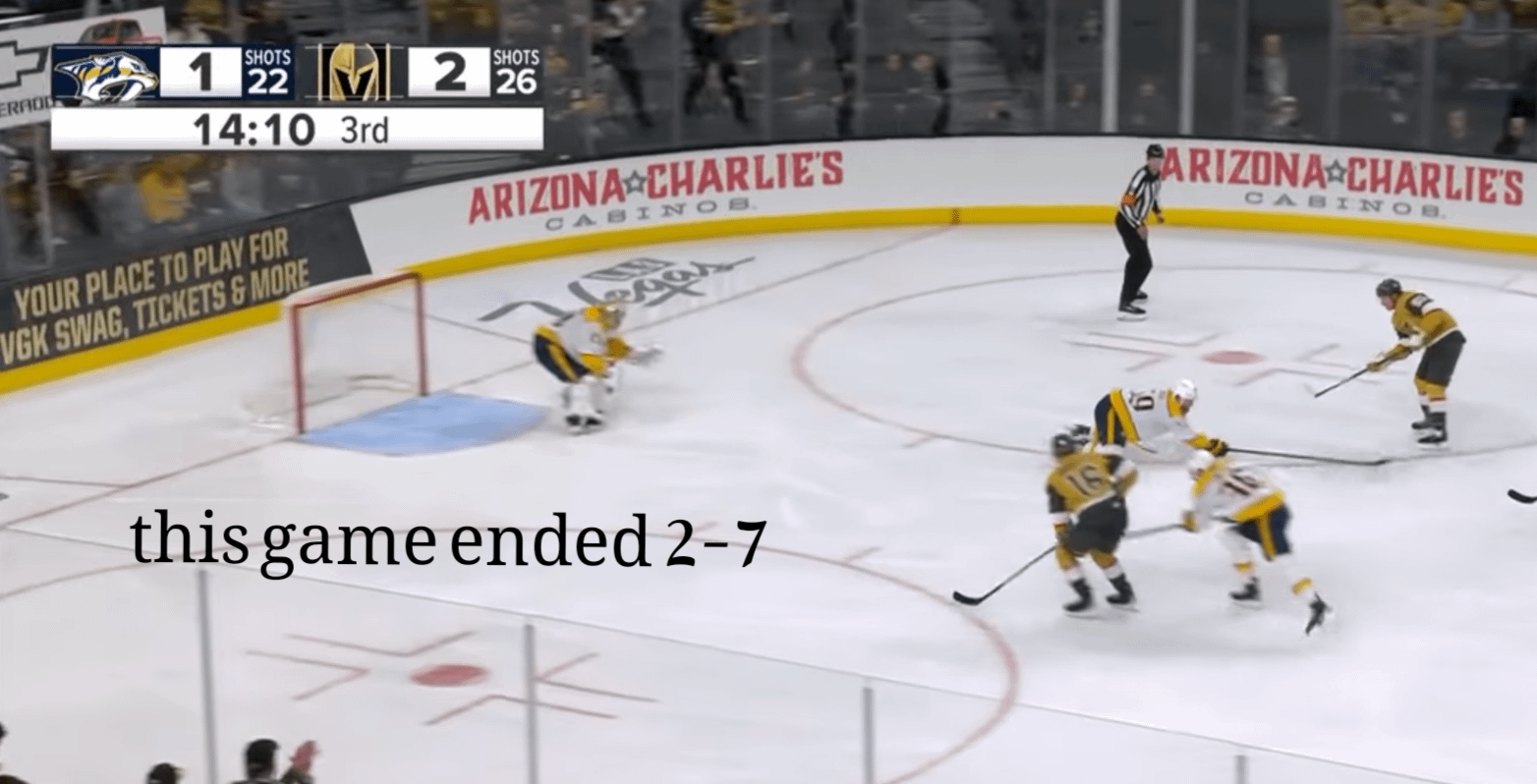 The game was close. Until it wasn't at all