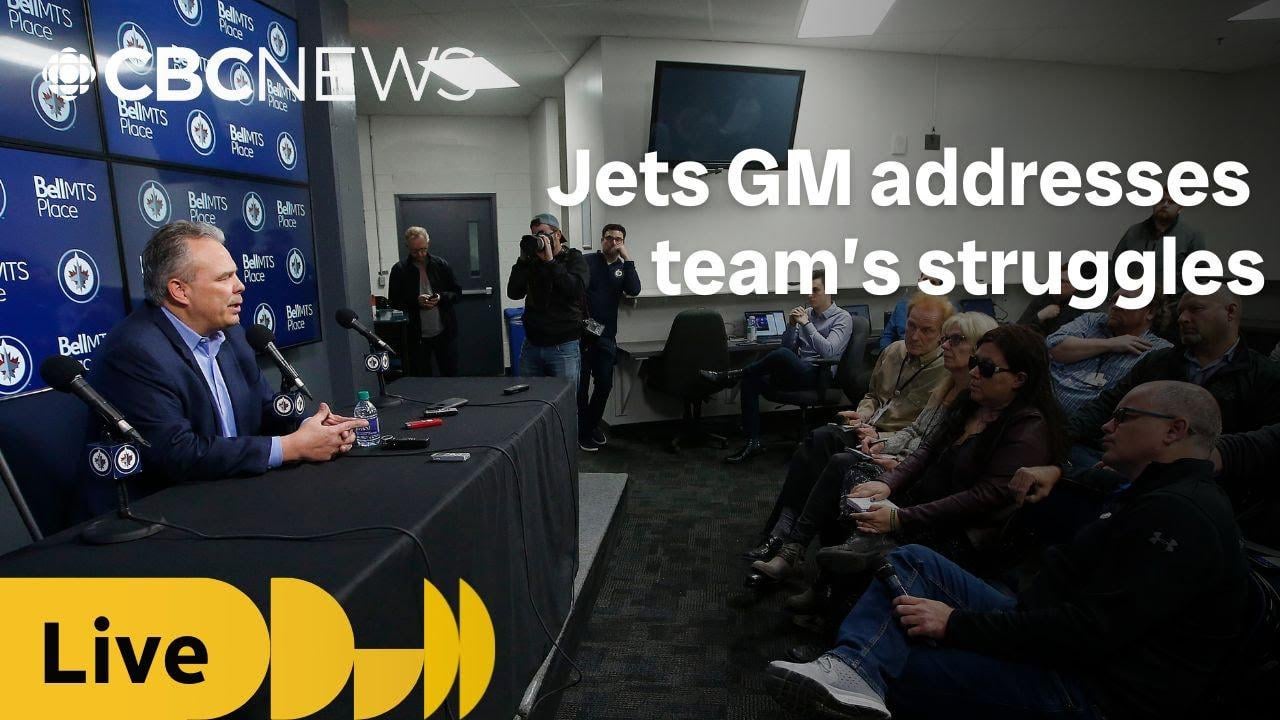 Happening in 10 minutes: Winnipeg Jets GM Kevin Cheveldayoff addresses mid-season struggles | LIVE PRESS CONFERENCE