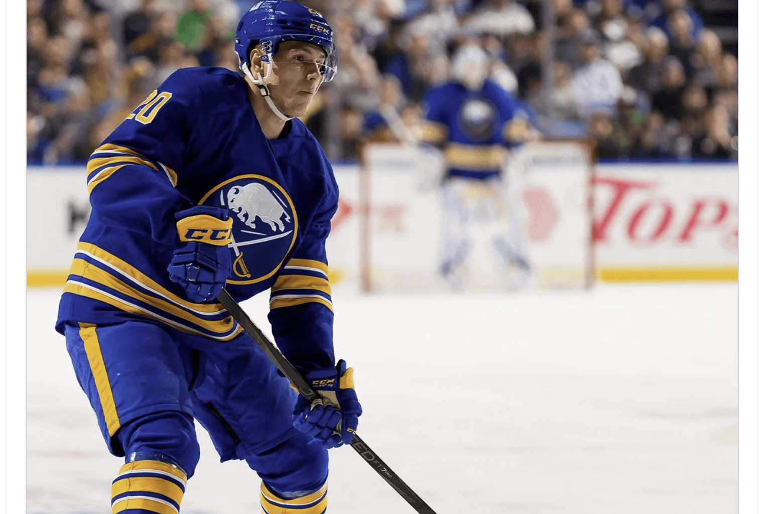 [2 Goalies 1 Mic] Juri Kulich is progressing and has a “chance” to return this season per Lindy Ruff.