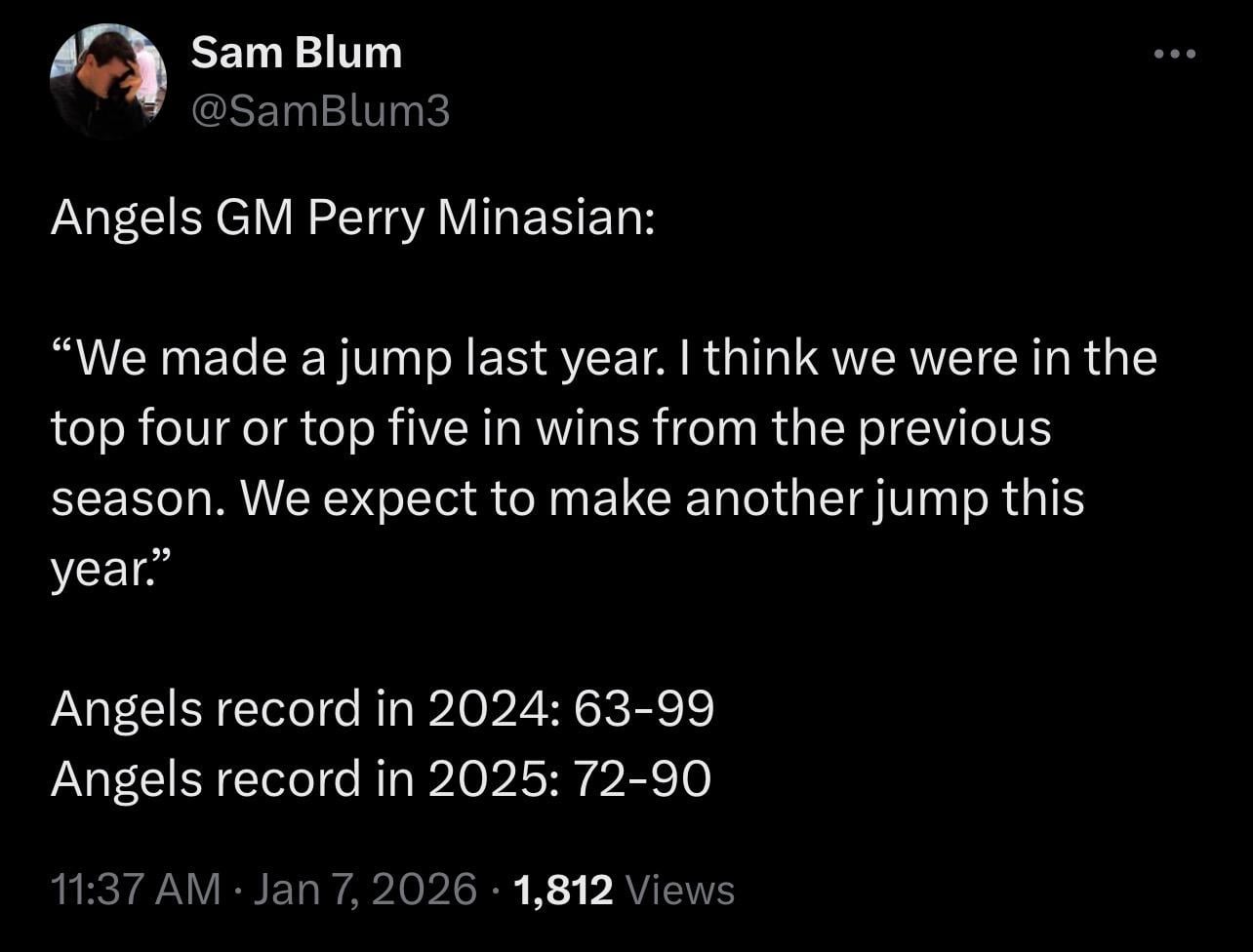 [Blum] Minasian expects Angels to make ‘another jump this year’ in improving record from previous season