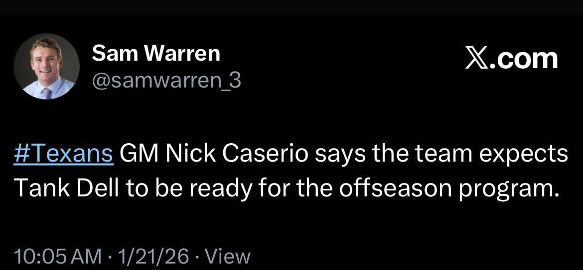 Great news about Tank!