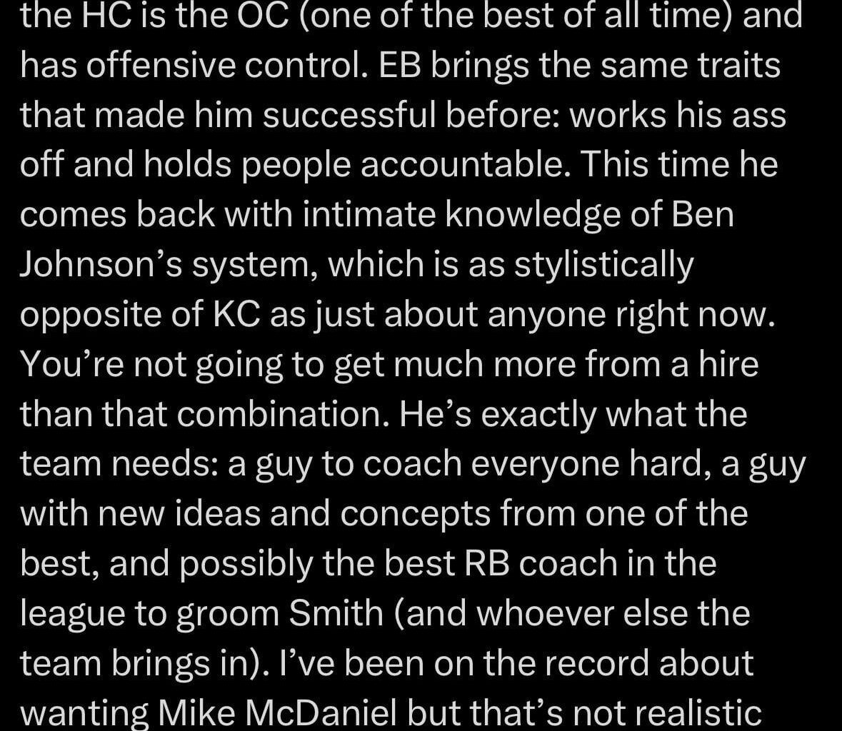 Mitch gives his take on bringing back EB