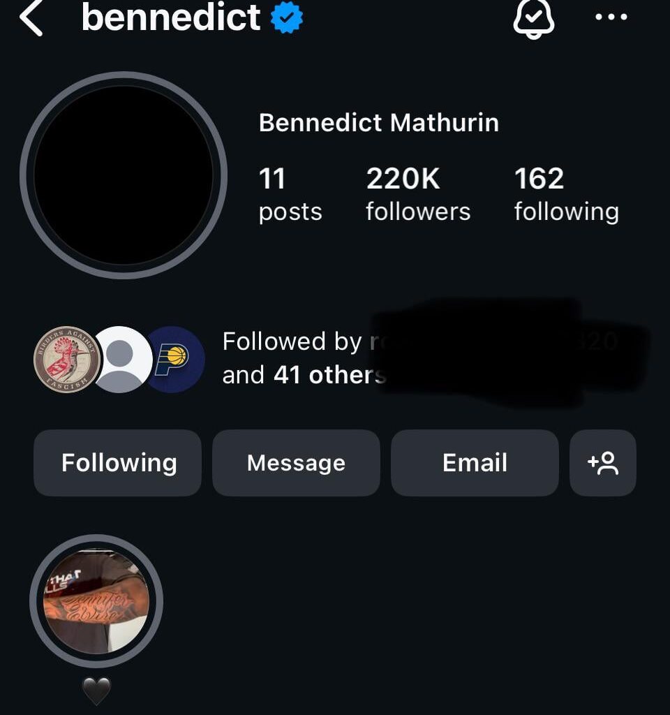 Mathurin on the move?