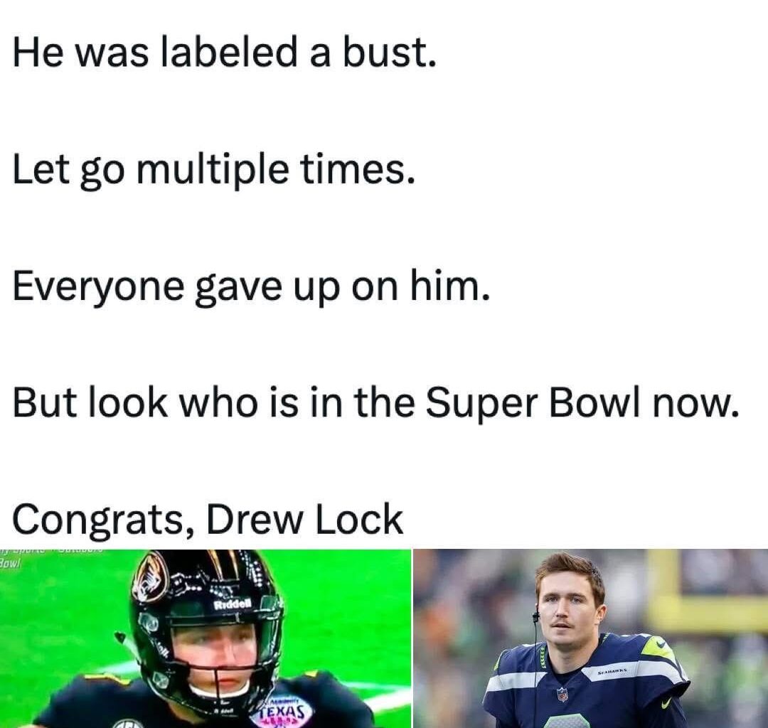 If thr Broncos won and Sam Darnold got hurt, a Jarrett Stidham vs. Drew Lock Superbowl would have been cinema.
