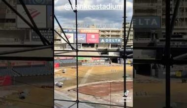 Looks like new scoreboard and LED ribbons going in