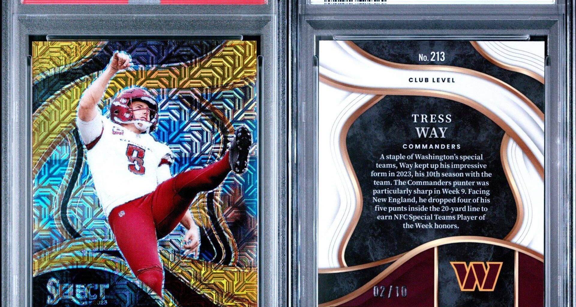 Thought the Commanders card collectors would like to see this.