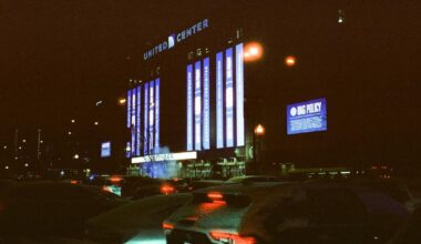 Brought a film camera to a Blackhawks game — edited down to a 20-photo game-night essay