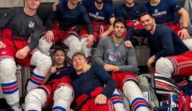 Spencer Martin with the Broadway hat