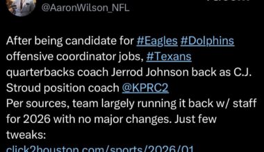 Texans are running it back with the same staff