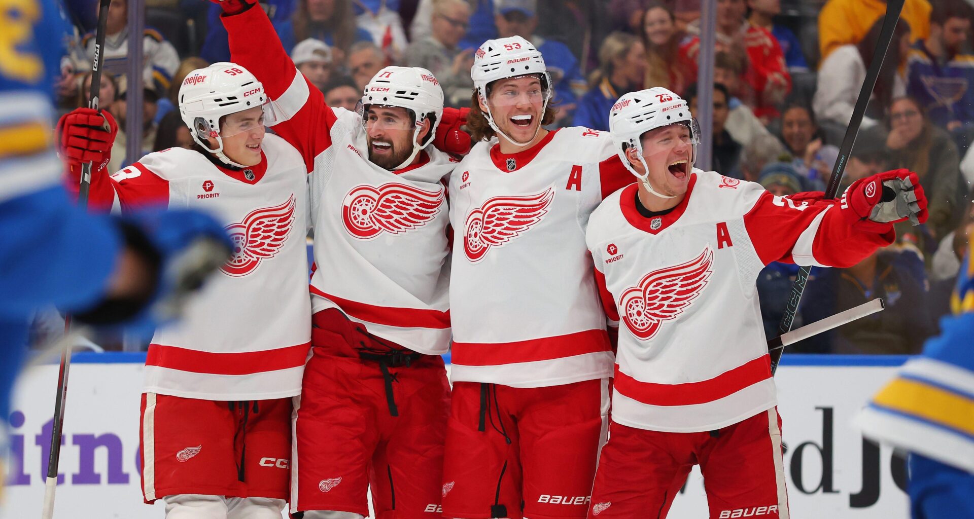 [Will Burchfield]Near top of NHL, Red Wings 'pushing even harder than we have before'