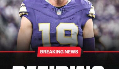 [Schefter] Adam Thielen is retiring from the NFL