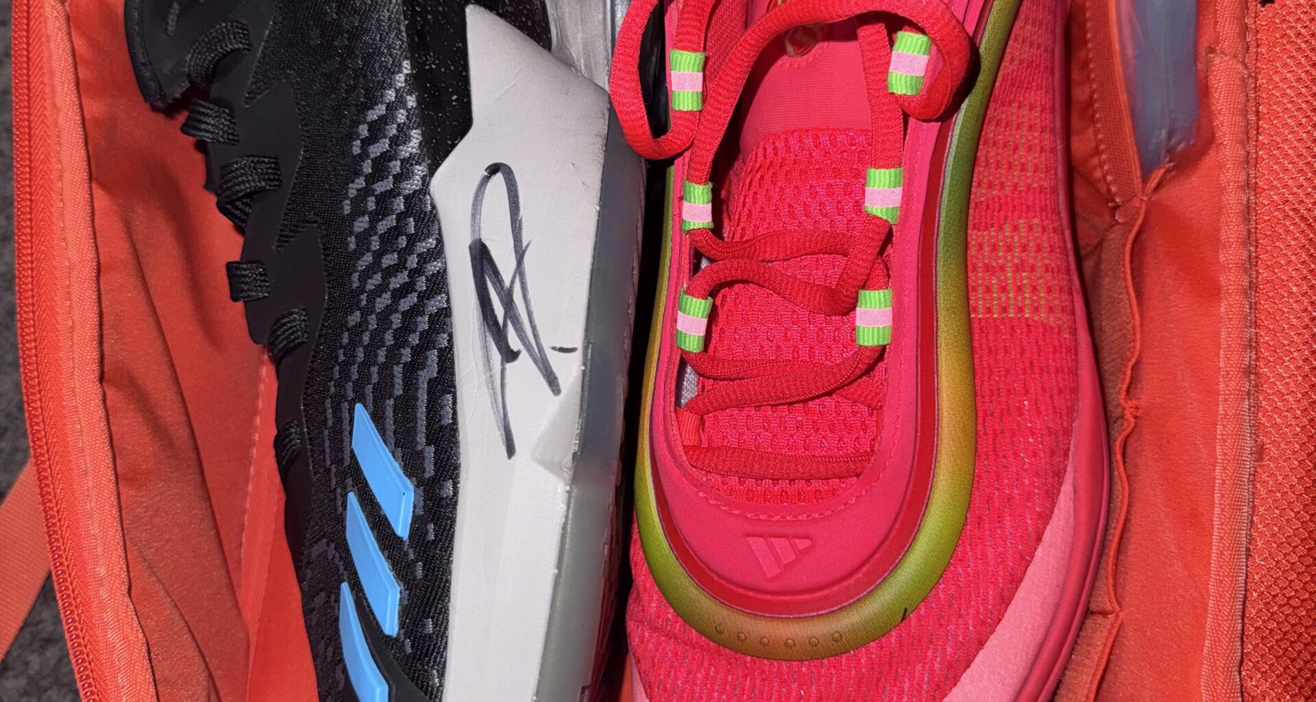 Donovan finally signed his shoes