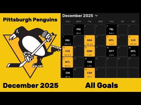 Pittsburgh Penguins | December 2025 | All Goals