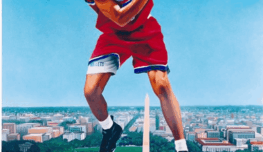 A nice painting of Juwan Howard by local artist Terry Crews