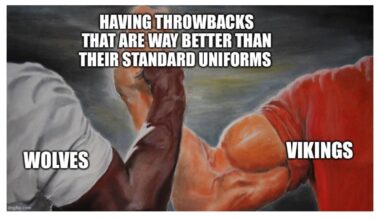 Throwbacks are the way to go