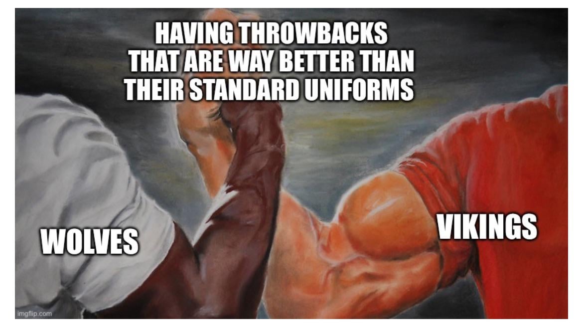 Throwbacks are the way to go