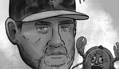 [fan art] Drawing Bruce Bochy’s head bigger every week until February: Week 8