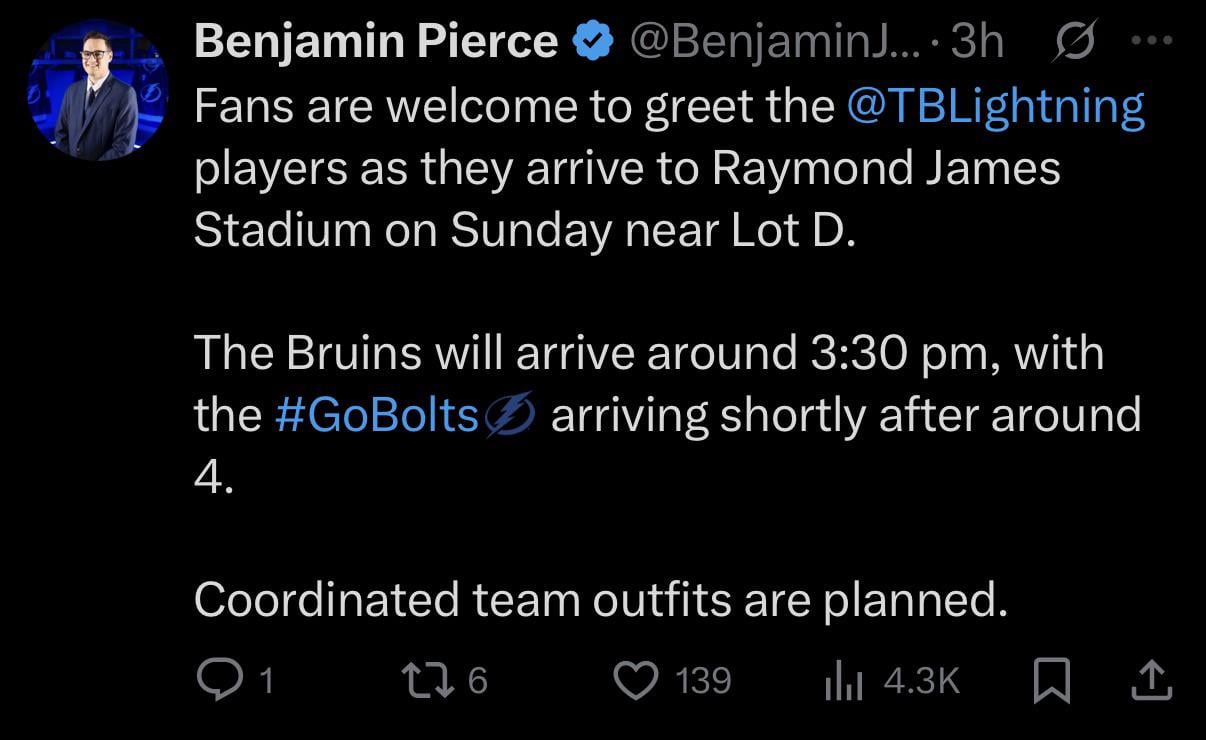 Stadium Series player arrivals