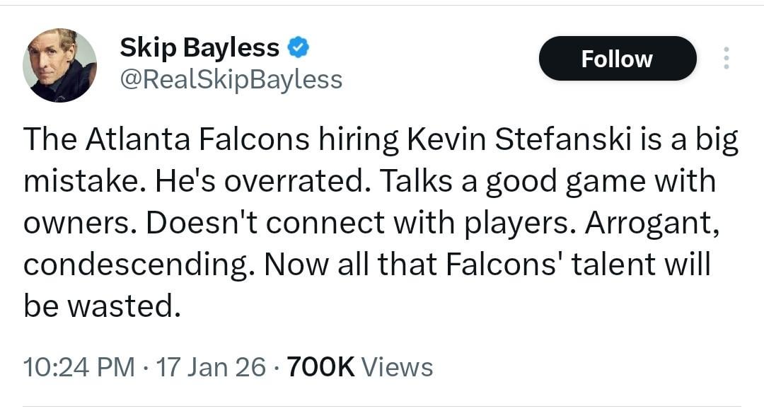 If Skip Bayless said this...