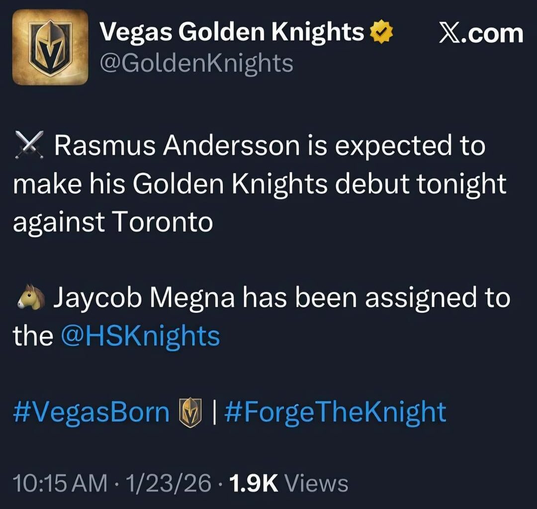 Andersson Update + Marner Thoughts