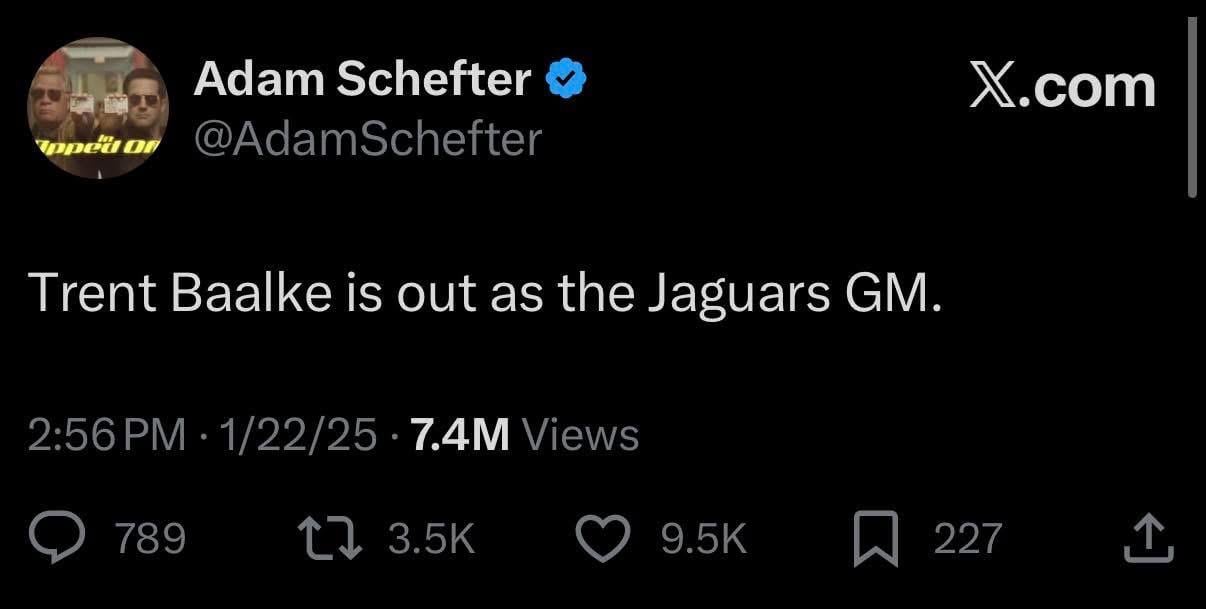 Happy one year Trent Baalke fired day to all those who celebrate!