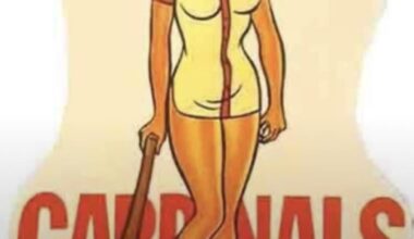 St Louis Cardinals window decal from the 1950s.