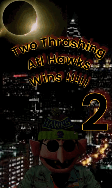 That’s Two Hawks Wins Straight!!!! Ah Ah!!