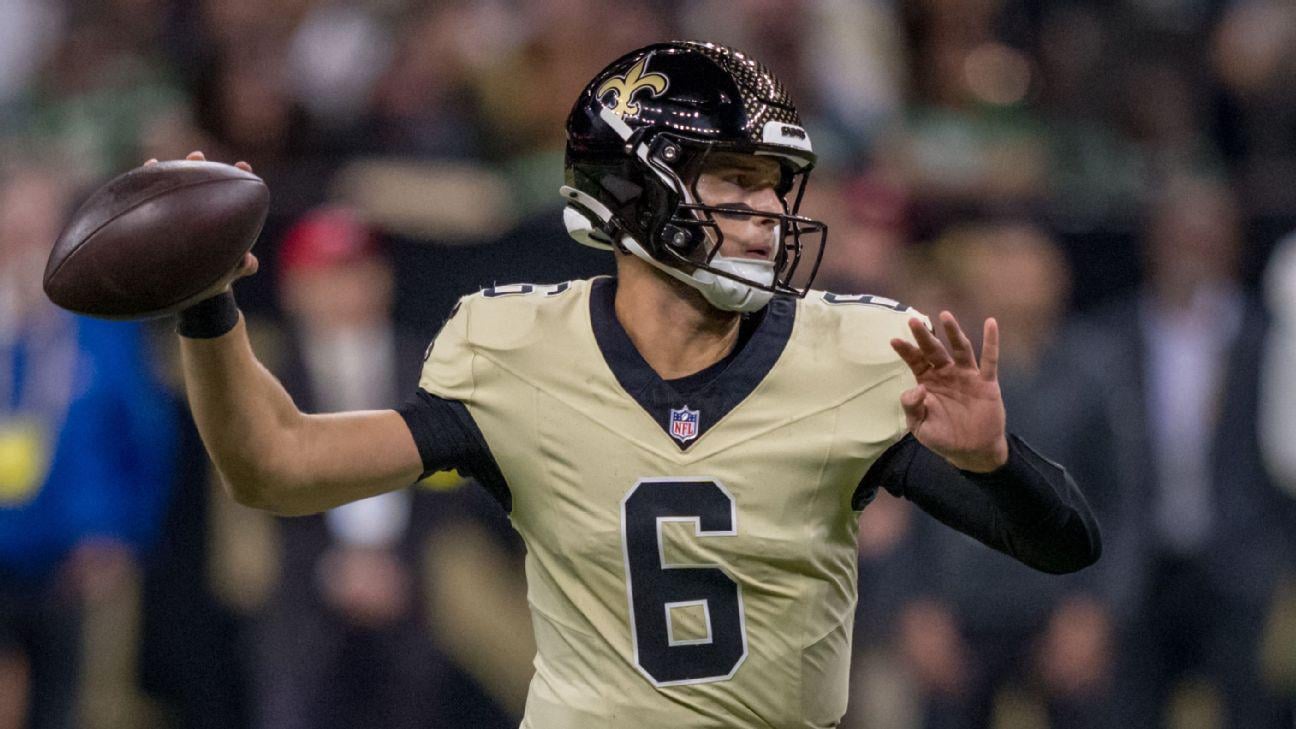 Saints committed to Shough as starting QB in '26