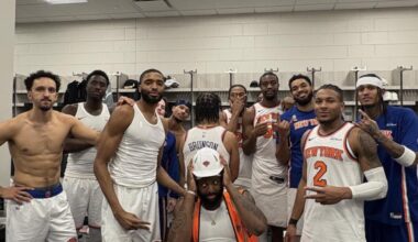 The DPOG 🦺 is Mitchell Robinson 🙌 ‼️ vs 76ers - Jan 24, 2026 🧨💥