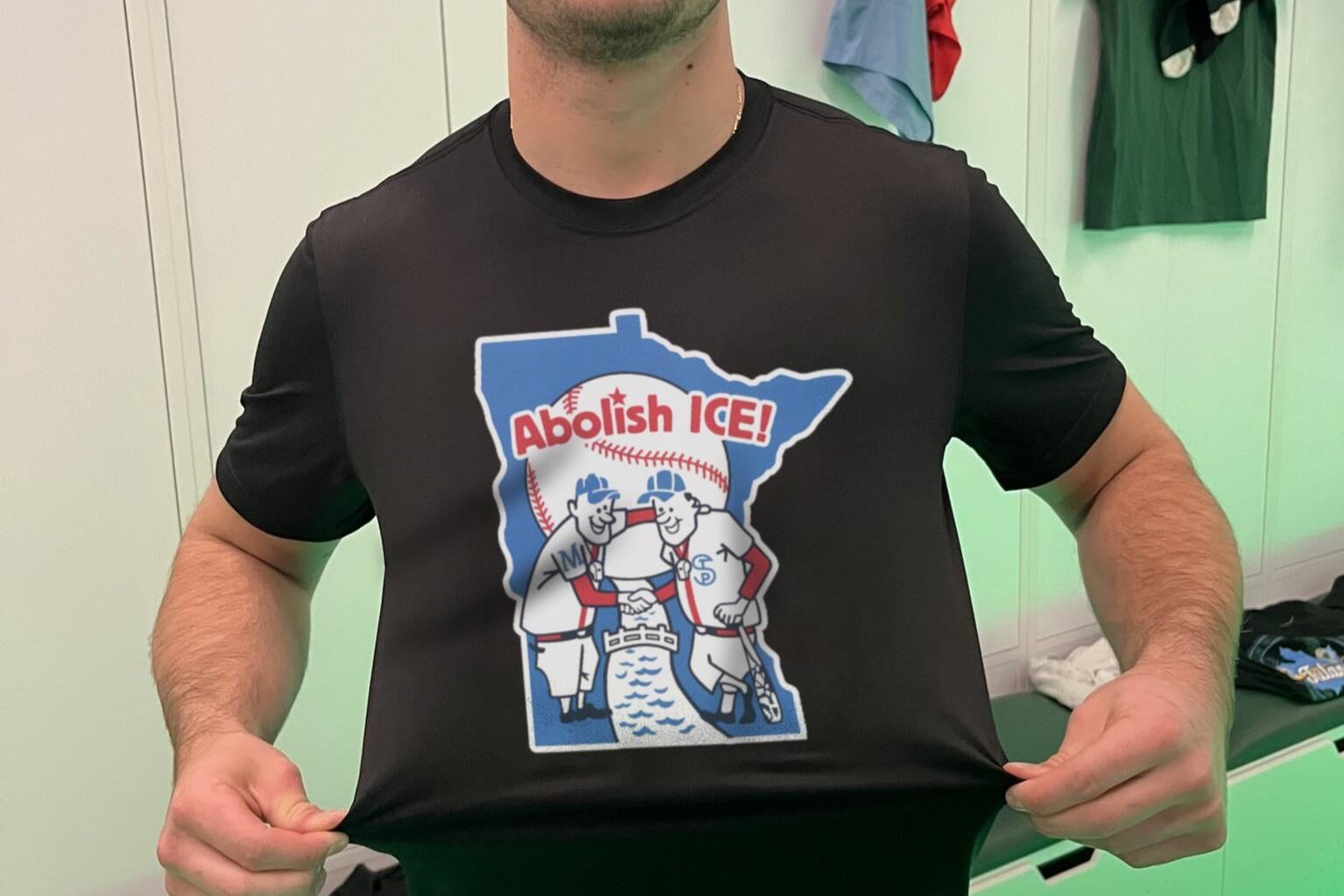 Wearing my values around Minnesota today