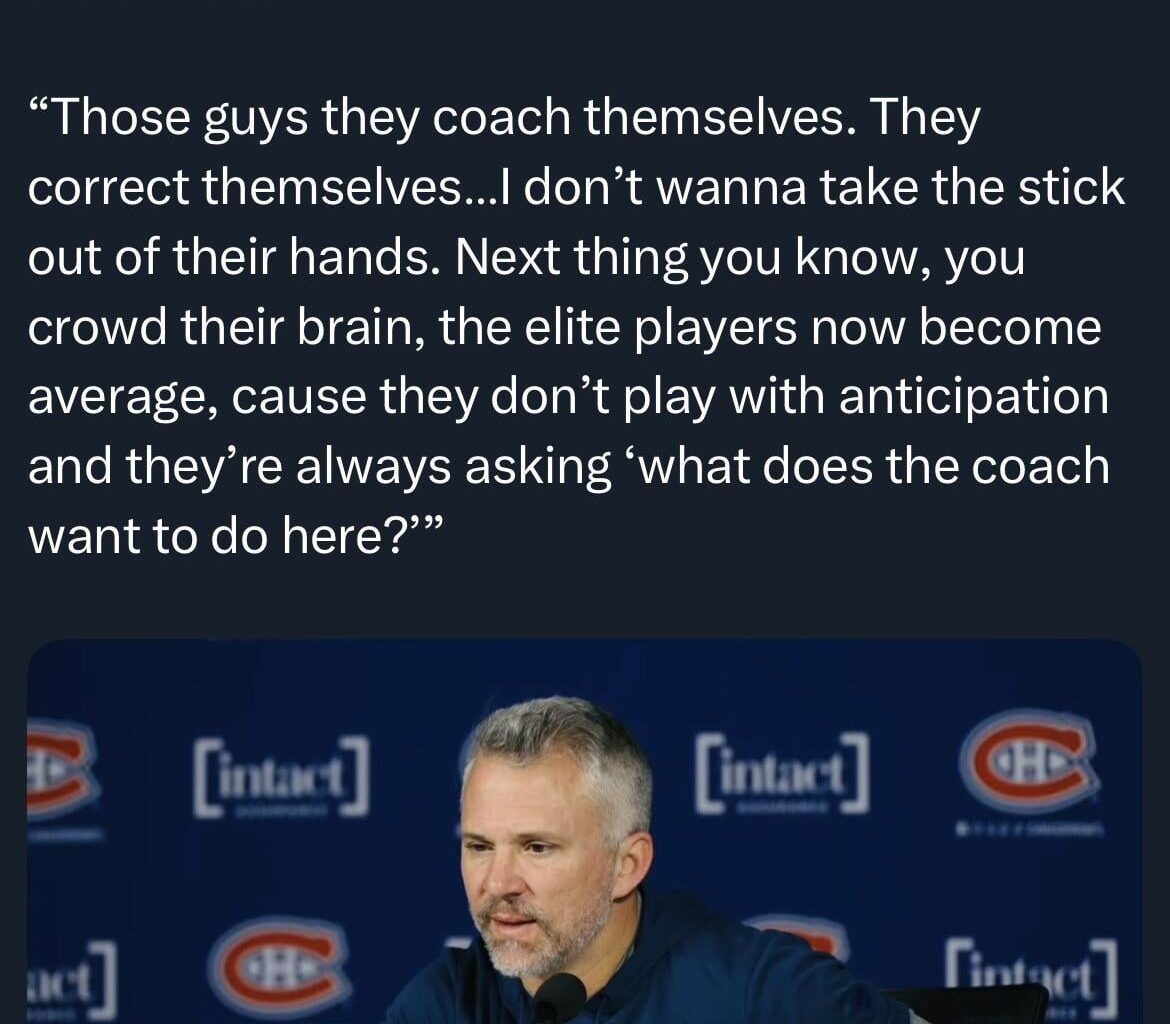 Saw this on r/hockey, good words from Marty St. Louis that might apply to someone here...
