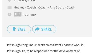 Penguins Post Job Opening for Assistant Coach