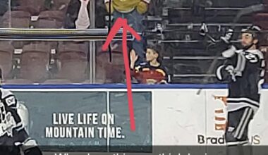 Buddy at the Idaho minor league team game sent me this, look at this absolute GOAT