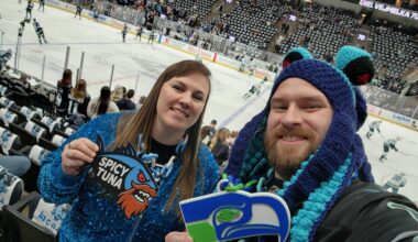 We are a house divided tonight! Let's go Kraken!!