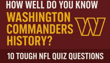 How Well Do You Know Washington Commanders History? | 10 Tough NFL Quiz Questions - NSF News
