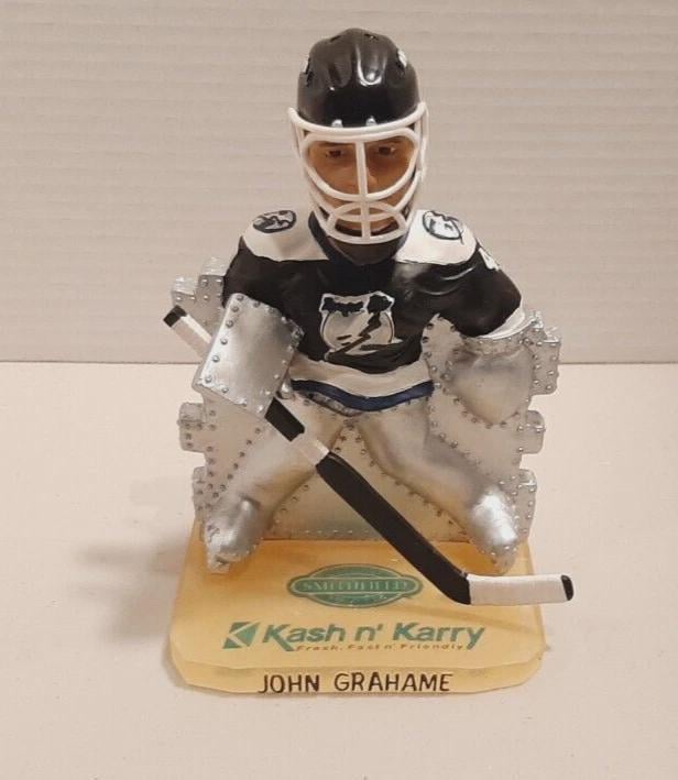 John Grahame, the goalie who Jay Feaster thought could succeed Nikolai Khabibulin as number one goalie in 2006...