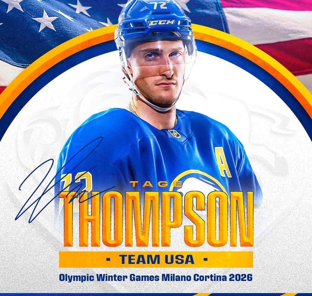 Tage Thompson has (officially) been named to the 2026 Winter Olympics